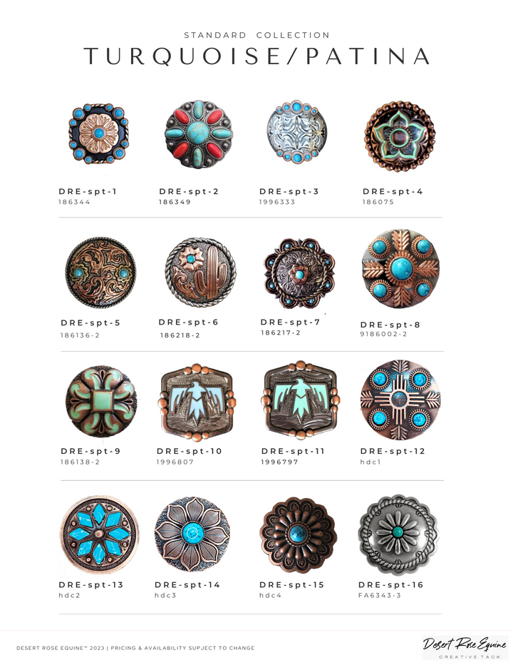 Ride Em Rosie Tack Set  [ inlay design ]