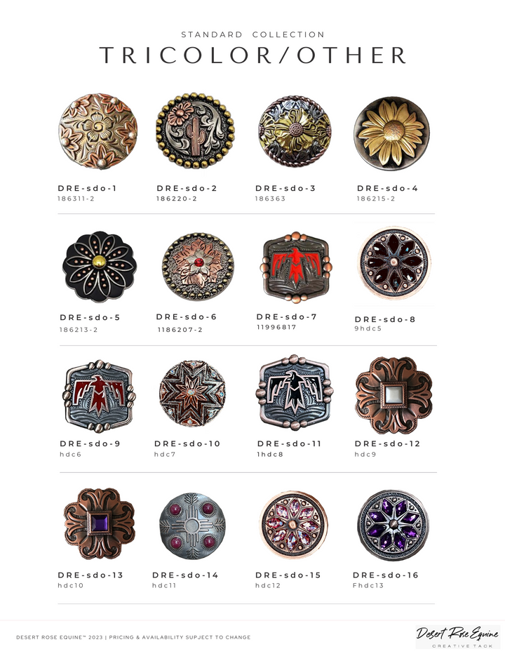 Ride Em Rosie Tack Set  [ inlay design ]