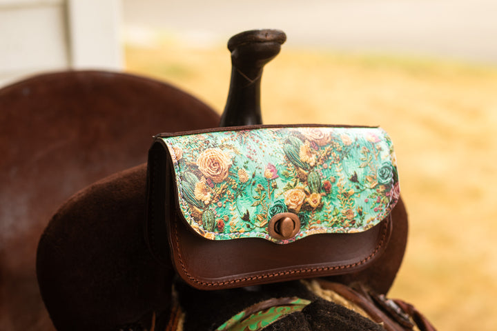 Pommel saddle/belt bag -  Tilly on hickory