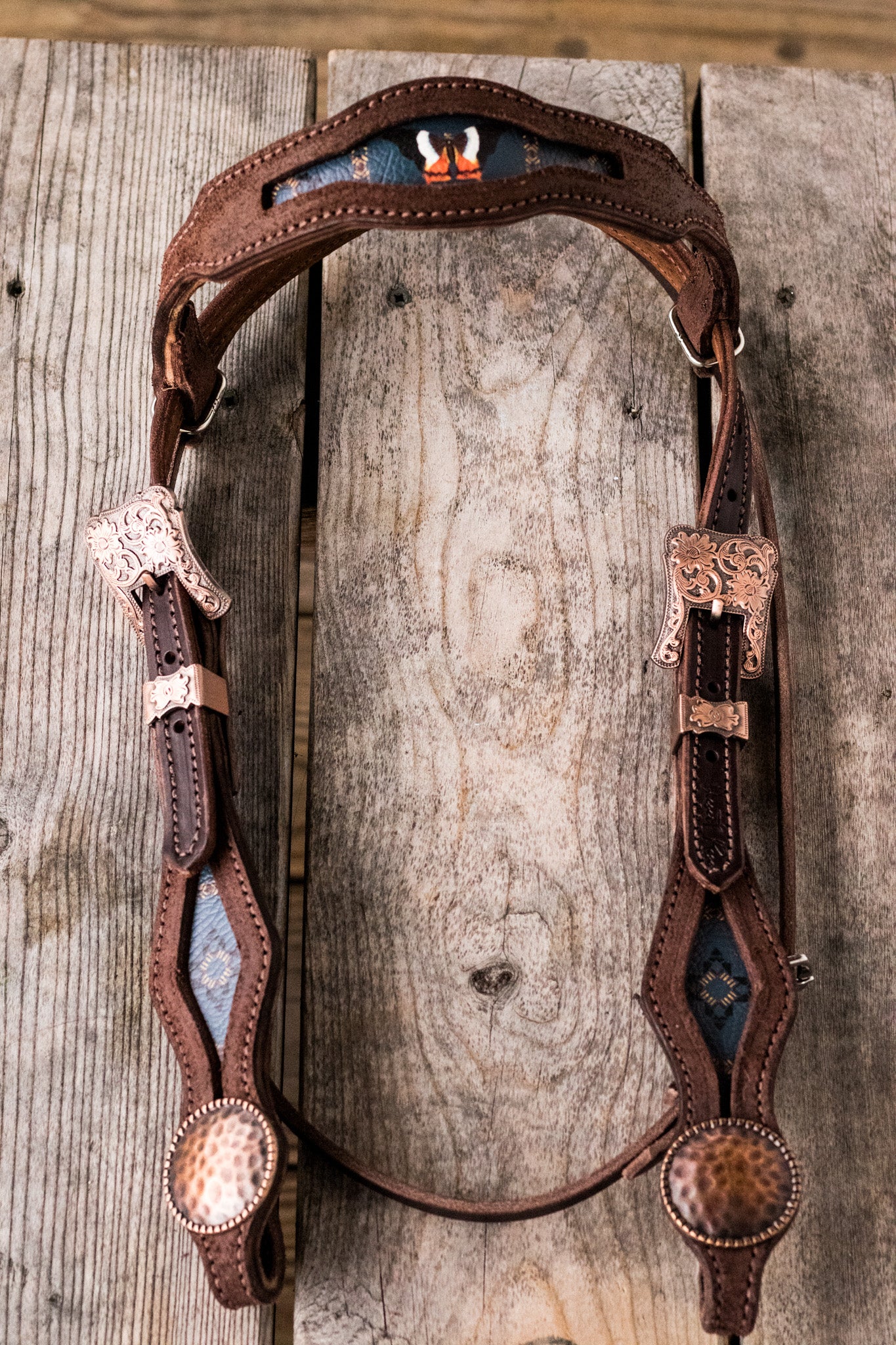 Ensemble D'attaches Tournesol Personnalisées Pour équitation - Marque Desert Rose Equine - Occasion Bon état
