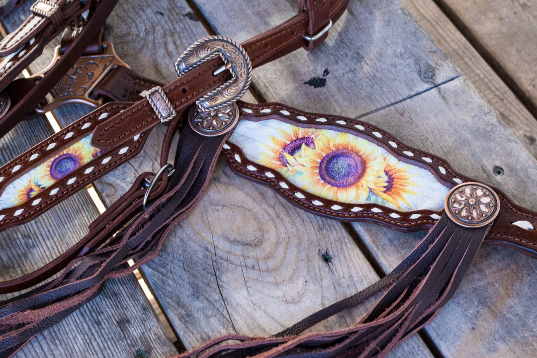 [In Stock] Morgan Sunflower- tack set- v brow