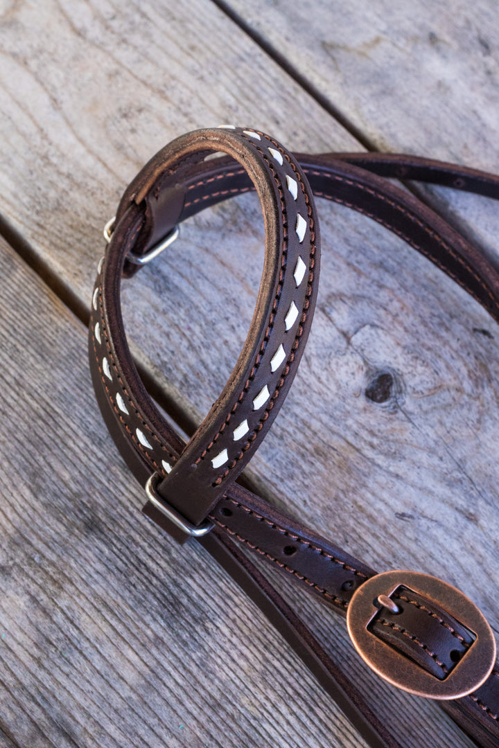 [ In Stock ] Orange Turquoise  Aztec- One Ear Chocolate   - Quick Change