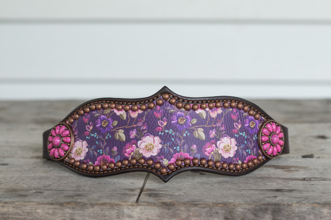 [ In Stock ] Briar Rose - bronc noseband- overlay