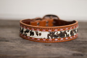 [ In Stock]  Mabel Dog Collar ( pink lace) - 16-19"
