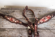 Burgundy Floral [ inlay design ]