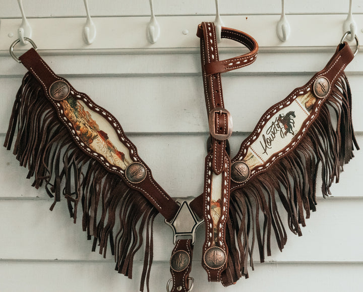 Howdy Tack Set  [ inlay design ]