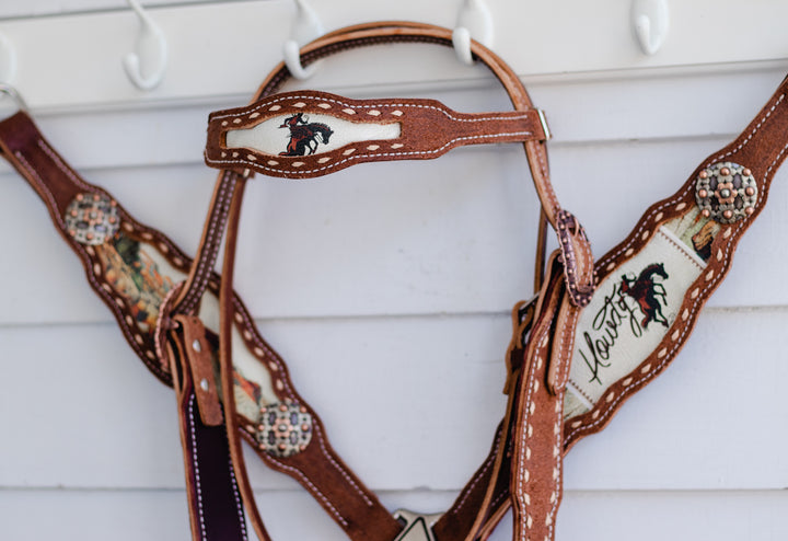 Howdy Tack Set  [ inlay design ]