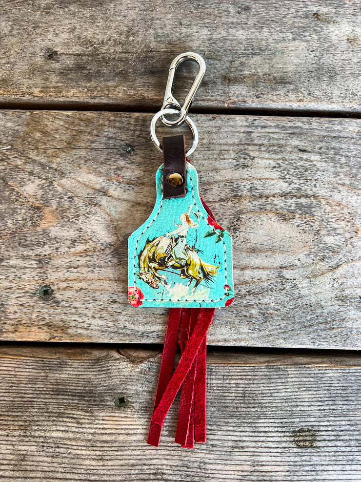 Cattle Tag  Keychain Lot #5