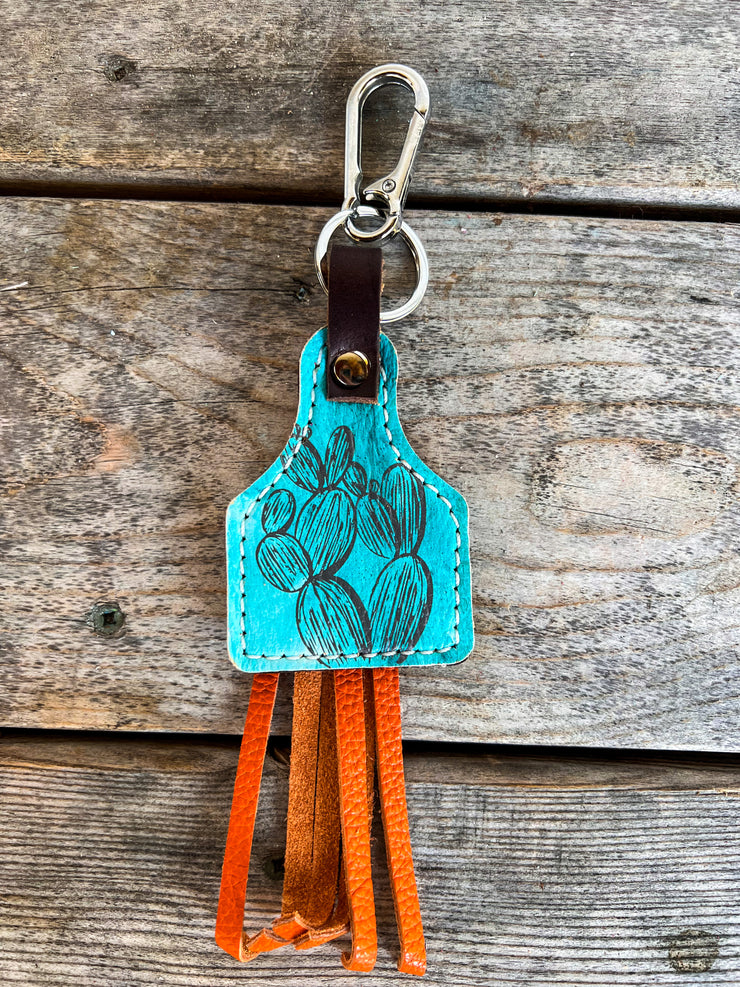 Cattle Tag  Keychain Lot #5