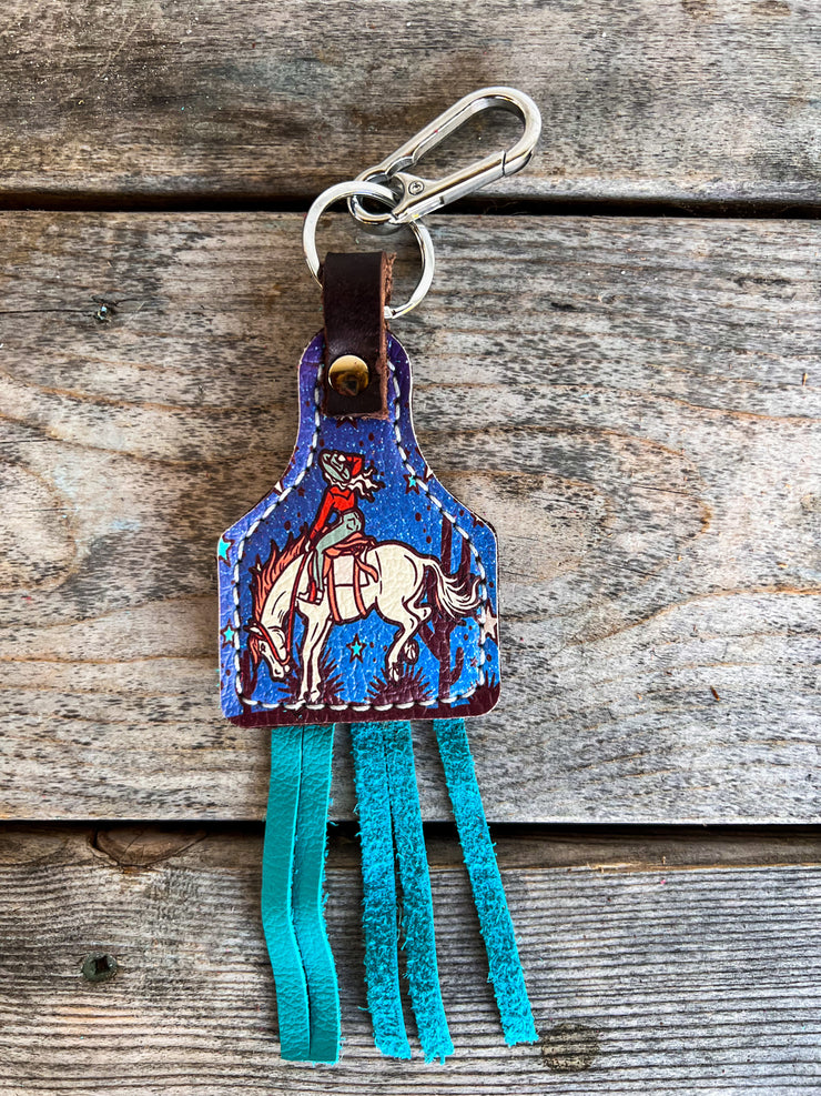 Cattle Tag  Keychain Lot #5