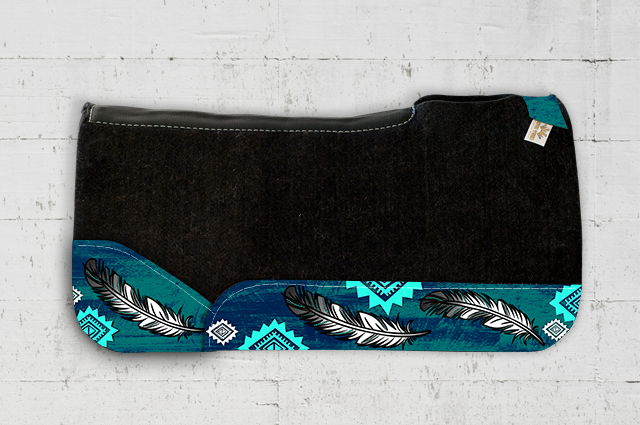Deep Sea Feather saddlee Pad