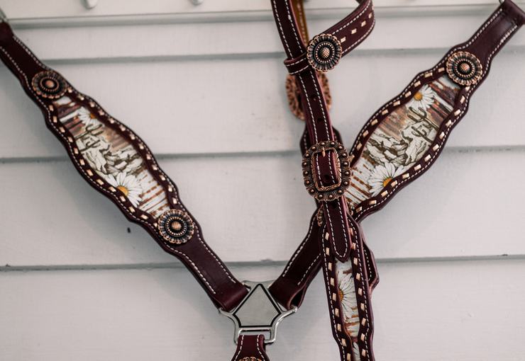 Daisy Mae Tack Set  [ inlay design ]